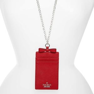 kate spade leather lanyard ♠️